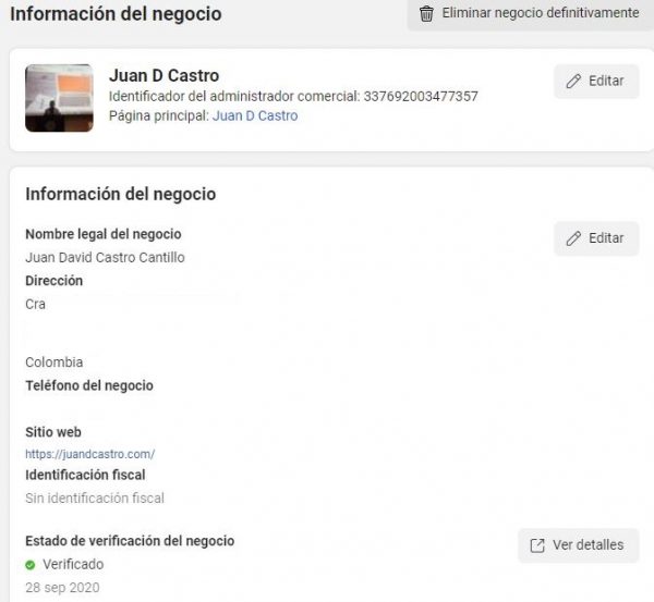 C Mo Verificar Tu Negocio En Business Manager Facebook Ads