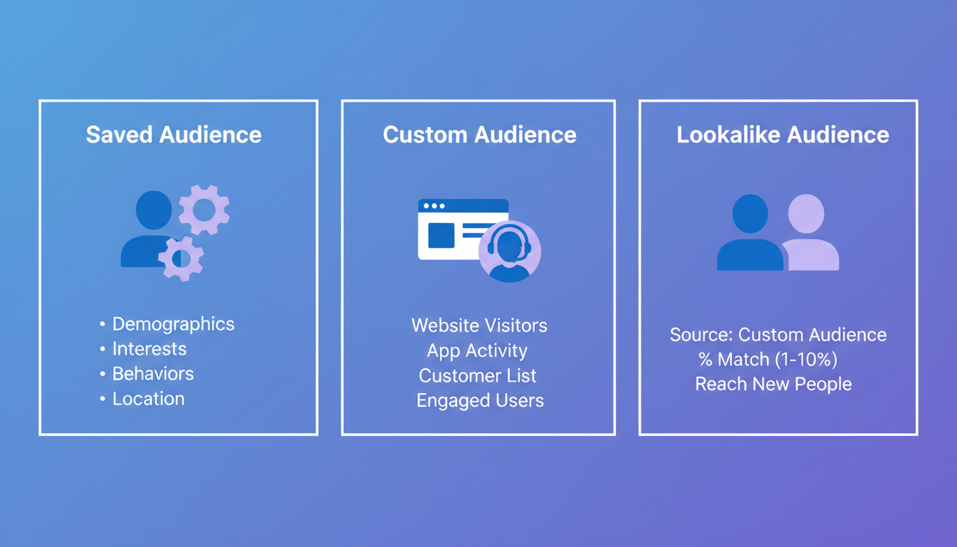 Tipos de públicos en Facebook Ads